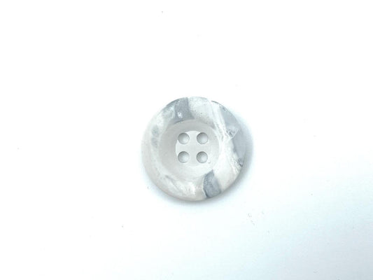 Knopf "Marmoriert" 2,5cm Hellgrau