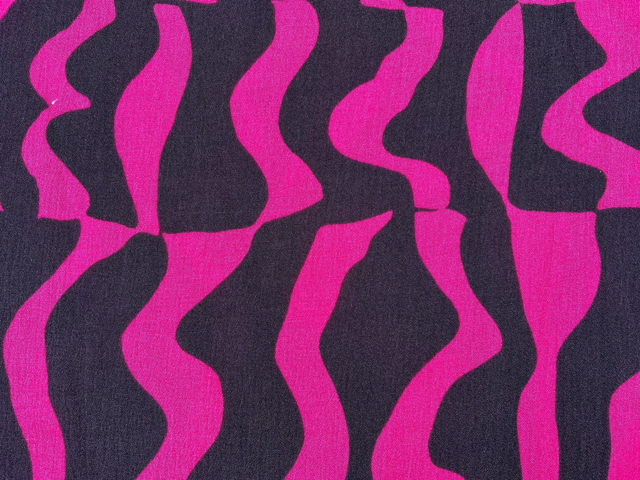 Viskose "Borken Crepe" Yoryu Pink / Marine