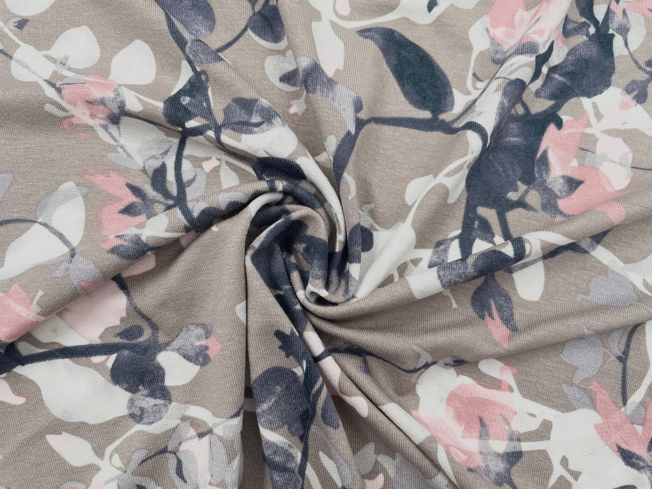 Viskose Jersey "Blumenranken" 
