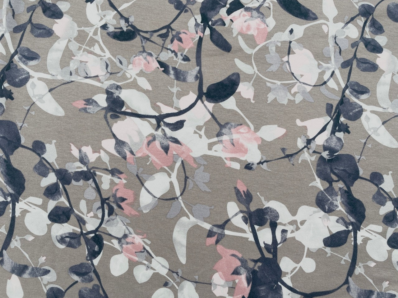 Viskose Jersey "Blumenranken" 