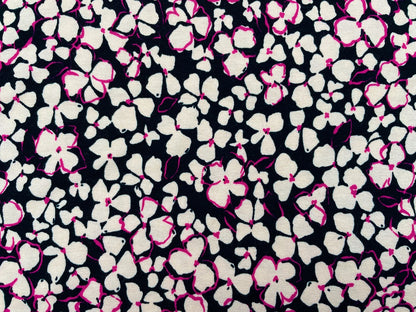 Viskose Jersey "Pink Flowers"