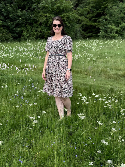 Viskose Jersey "Pink Flowers"