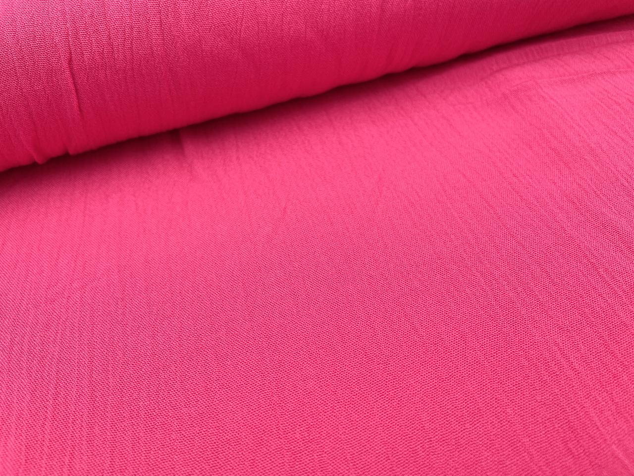 Viskose Krepp Pink
