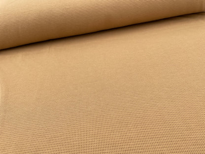 Waffel Strick Beige