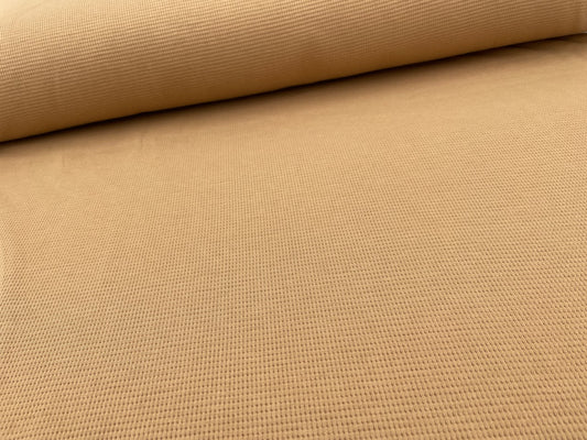 Waffel Strick Beige