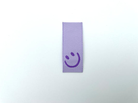 Weblabel "Smiley" Flieder
