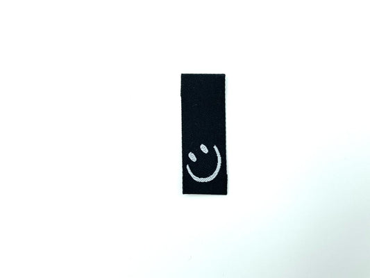 Weblabel "Smiley" Schwarz