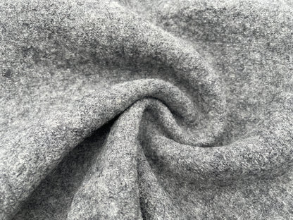 Wollwalk Hellgrau Reststück 70cm x 140cm