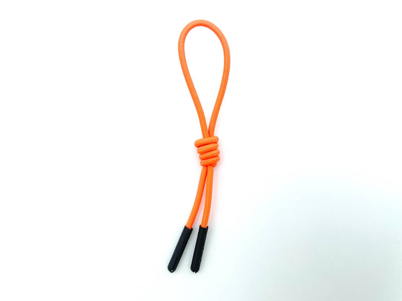 Zipper Schlaufe mit Knoten Orange