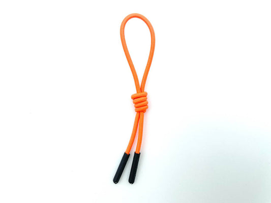 Zipper Schlaufe mit Knoten Orange